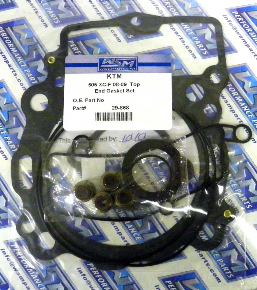 WSM Top End Gasket Kit For KTM 505 SX-F XC-F 08-10 29-868 – Lionparts  Powersports