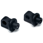 Kuryakyn Universal Peg Adaptors Stop Splined Satin Black