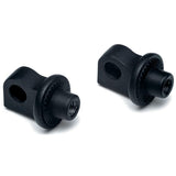 Kuryakyn Universal Peg Adaptors Stop Splined Satin Black