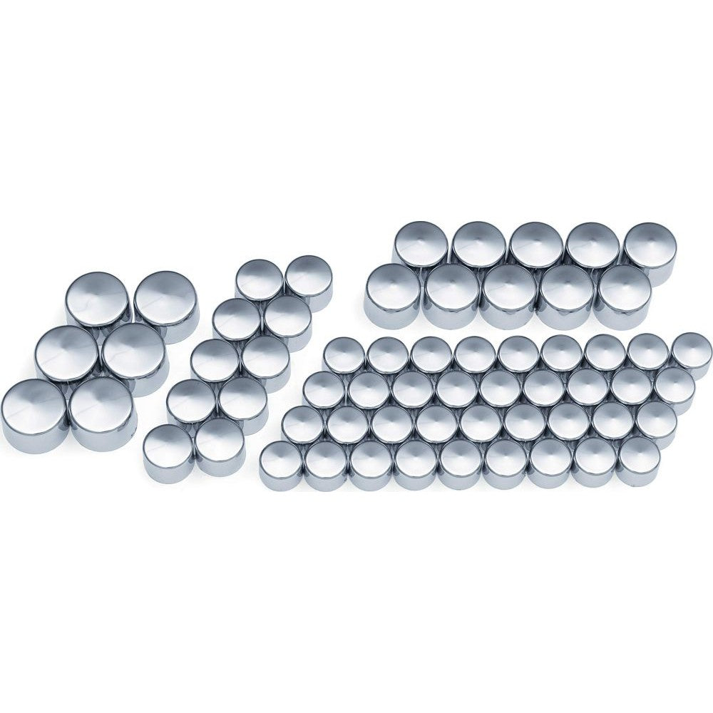 Kuryakyn Kool Kaps 82 Piece Kit Chrome Milwaukee-Eight Engine Kit