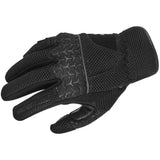 Guantes FirstGear Rush Air para hombre, color negro, talla XL