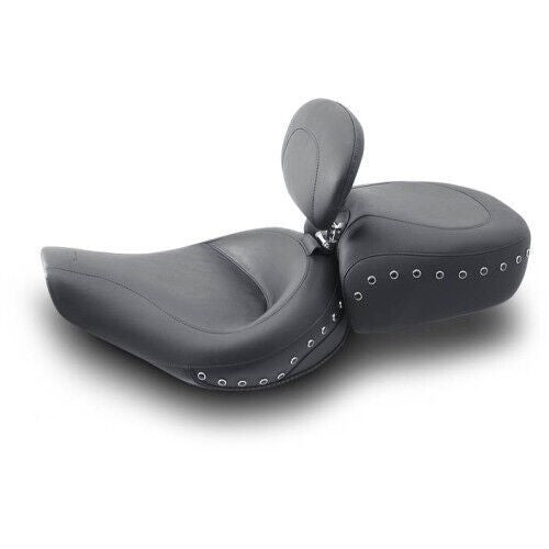 Mustang 13.5" Black Studded Rear Passenger Pillion Seat 79111