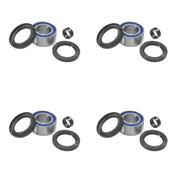 QUADBOSS Front and Rear Wheel Bearing Kits for Arctic Cat 250 4x4 2001-2004