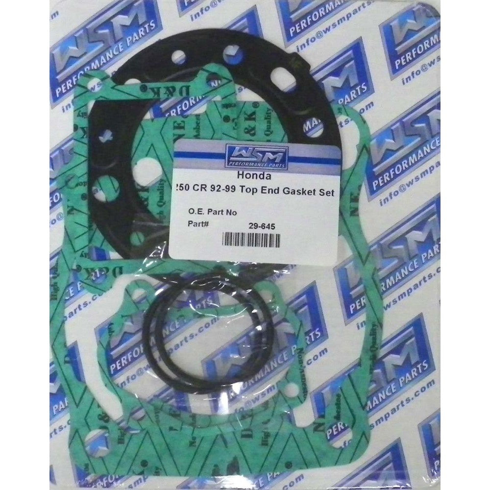WSM Top End Gasket Kit For Honda 250 CR 92-99 29-645