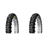 Par de neumáticos traseros Maxxis Maxxcross IT M7305 Bias para moto de cross, 100/100-17 (2)