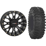 Set of 2 Mounted Wheel and Tire Kit Wheel: 14x7 5+2 4/137 Tire: 30x10-14 8 Ply