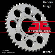 530 Chain Natural, Front & Rear Sprocket Kit for Street HONDA CM400A/C 1979-1981