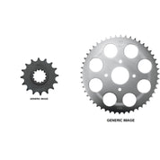 SUNSTAR Front and Rear Steel Sprocket Kit for OFFROAD HONDA XR200 1982-1984