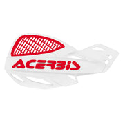 Acerbis White/Red Uniko Vented Handguards - 2072671030