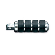 KURYAKYN SMALL CHROME ISO PEGS WITH MALE MOUNT ADAPTERS PAIR FOR HARLEY 8000