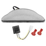 Luz trasera integrada y secuencial para Yamaha XV1700 Road Star Warrior 2002-2009 transparente