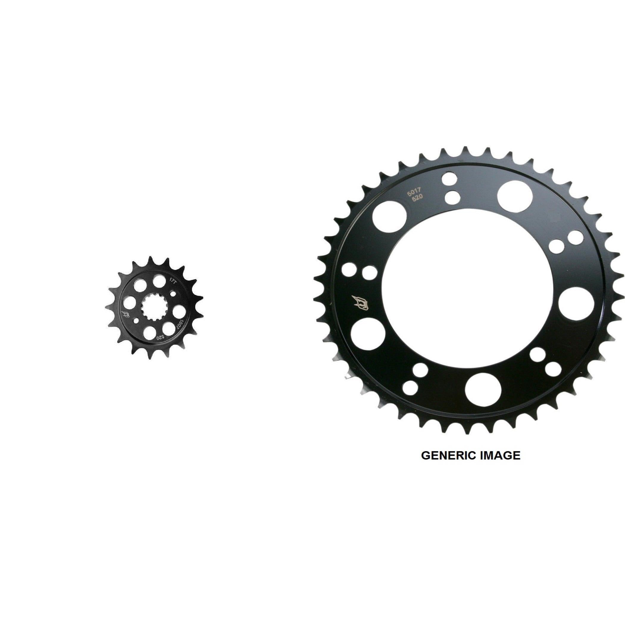 DRIVEN 520 Front & Rear Steel Sprocket Kit for Street SUZUKI GSX-R1000 2007-2008