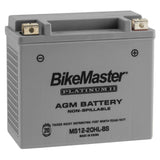 BikeMaster AGM 12V Platinum Battery For Polaris Scrambler 850 2014-2019 Grey