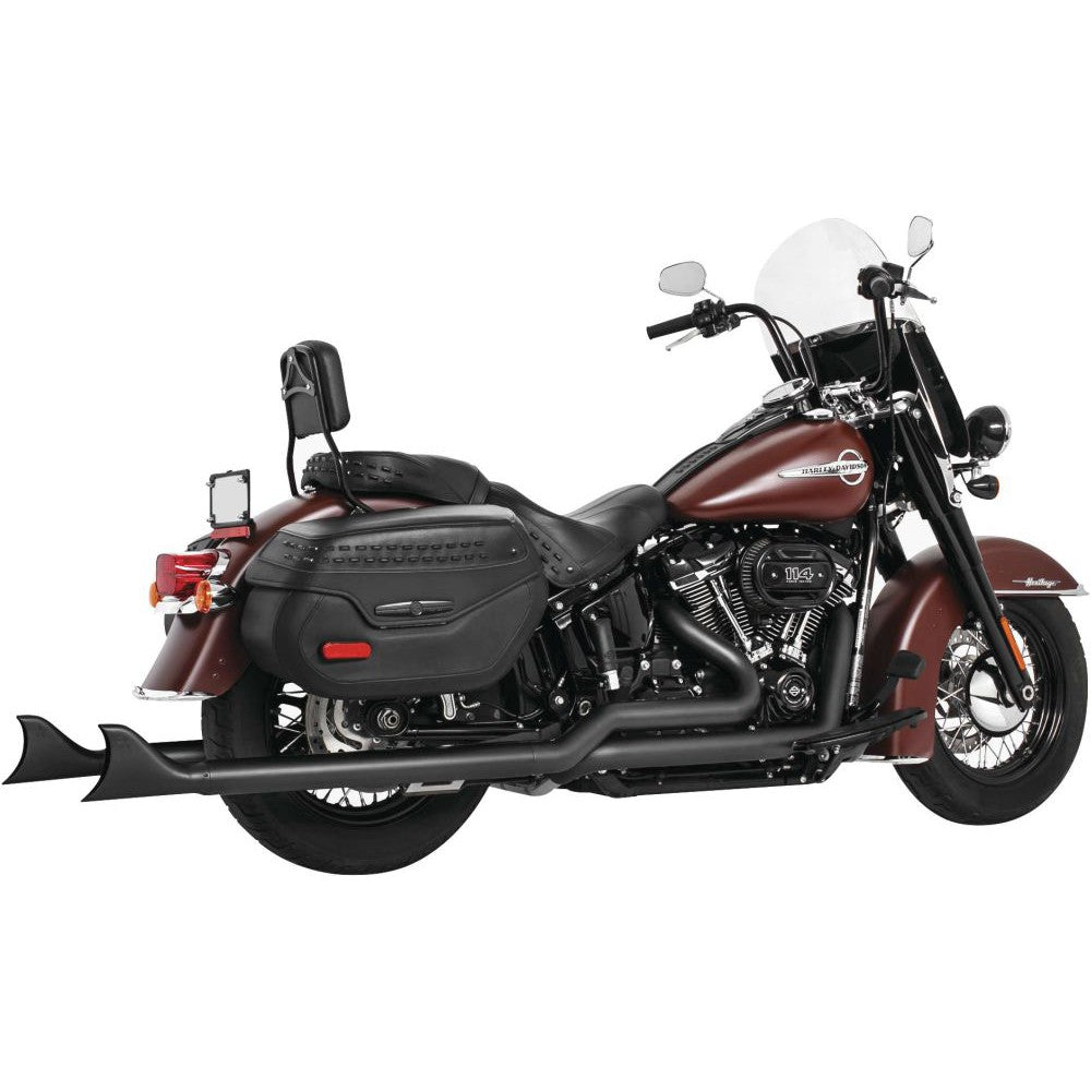 Freedom Performance Sharktail Signature True Dual Exhaust System 39" Black - HD00772
