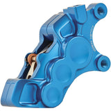 Arlen Ness Blue 11.8" Right 6 Piston Differential Bore Brake Caliper 02-227