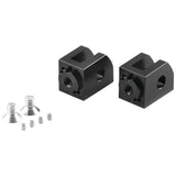 Puig Adjustable Footpeg Adaptors Rider Black - 20239N