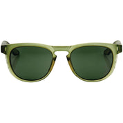 100% Slent Sunglasses Olive Slate with Grey/Green Lens - 61035-296-74