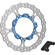 Arlen Ness 14" Left Full Floating Blue Rotor Kit 300-001