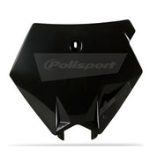 Polisport - 8660900001 - Front Number Plate, Black