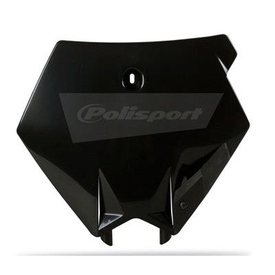 Polisport - 8660900001 - Front Number Plate, Black