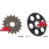 Front & Rear Sprocket Kit for YAMAHA SR250-Spain 85-96 JT Sprockets