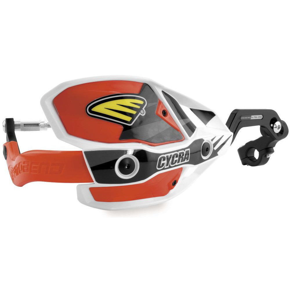 Cycra Probend Ultra CRM Handguard 1-1/8" Clamp White/Red - 1CYC-7408-32X