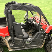 Falcon Ridge Black Canvas Soft Roll-Away Doors For Yamaha Viking 2014-2023