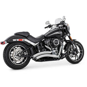 Freedom Performance Radical Radius Exhaust System Chrome With Black Tip HD00425