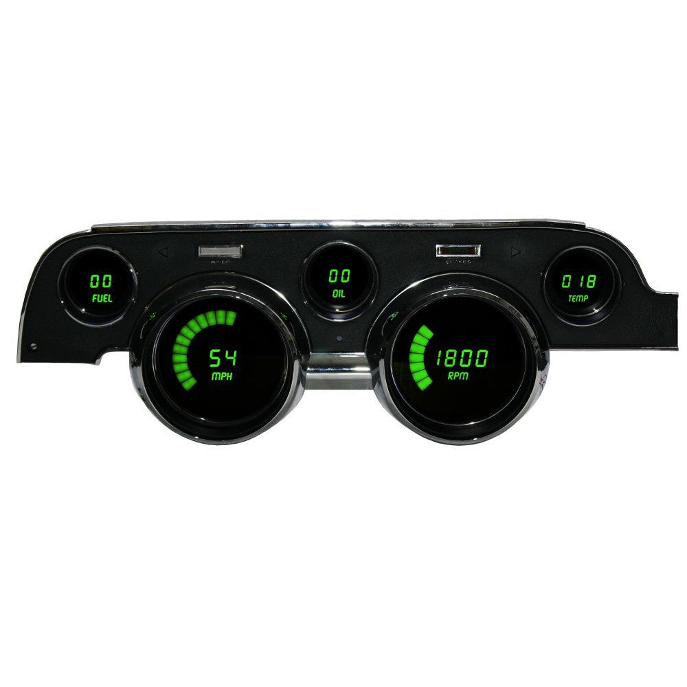 Intellitronix 1967-1968 Ford Mustang LED Digital DP7002 - Green