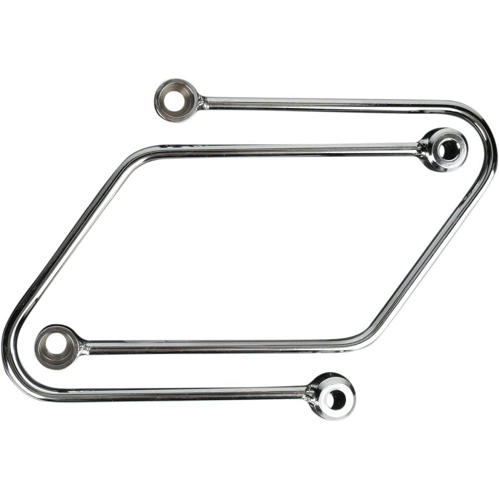 Cobra Saddlebag Supports Chrome - 02-6116