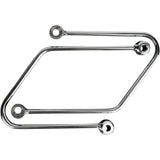 Cobra Saddlebag Supports Chrome - 02-6116
