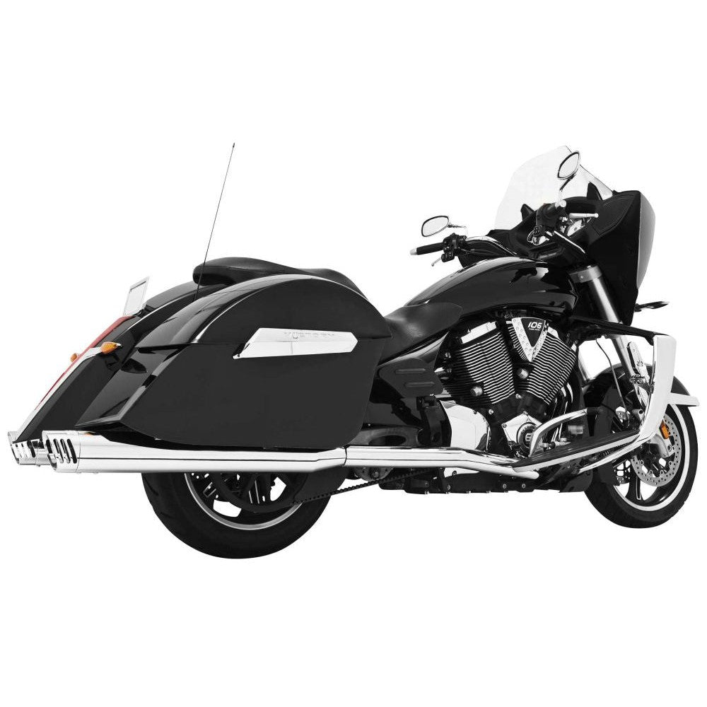 Freedom Performance 4" Racing Dual Muffler Chrome - MV00016