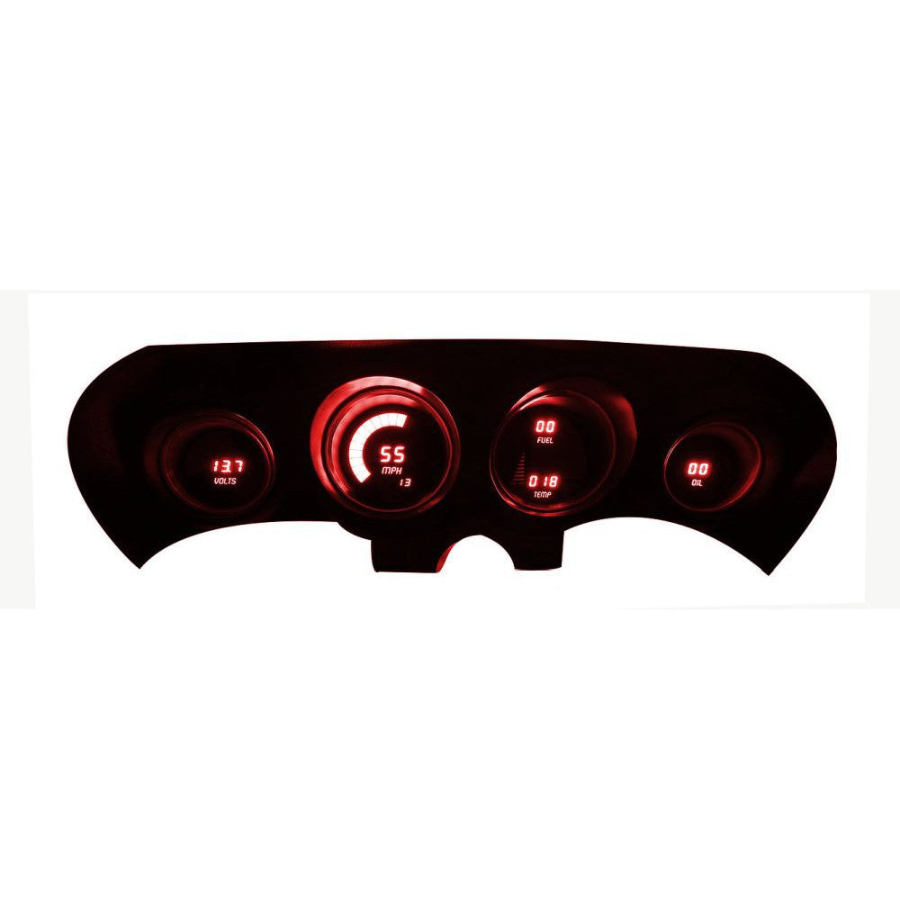 Intellitronix 1969-1970 Ford Mustang LED Digital DP7003 - Red