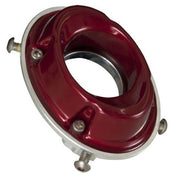 Big Gun EVO Stainless Steel Sideways Muffler End Cap Assembly With Red End Tip