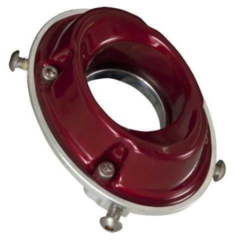 Big Gun EVO Stainless Steel Sideways Muffler End Cap Assembly With Red End Tip