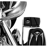Harley FLD Dyna Switchback 2012-2014Zombie Brake Pedal Pad Chrome by Kuryakyn