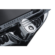 Kuryakyn Chrome Tri-Line Ignition Switch Cover Harley Touring Bagger FLH 14-2018