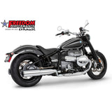 Escape Freedom Performance de 4,5" con punta recta cromada negra para BMW R18 2021 BM00185
