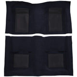 ACC Replacement Carpet Kit For 1969 Ford Mustang Mach I with 4 Dark Blue Inserts Fastback - CHOOSE COLOR