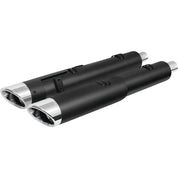 Freedom Performance 2-Step Slip-On Exhaust Slash Tip Black/Chrome - IN00210