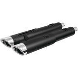 Freedom Performance 2-Step Slip-On Exhaust Slash Tip Black/Chrome - IN00210
