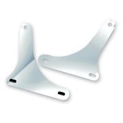 Kuryakyn Driver Passenger Backrest Sissy Bar Side Plate Chrome Harley Softail