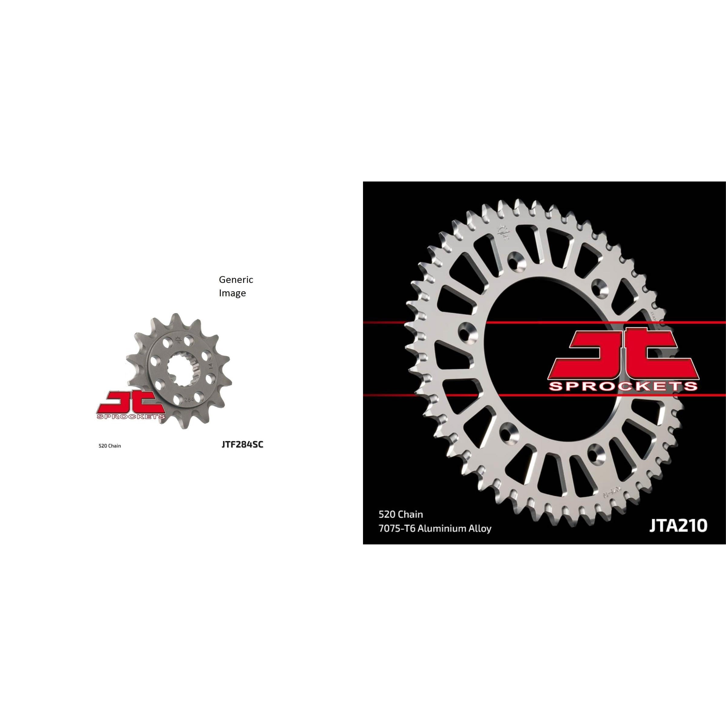 Front Steel and Rear Aluminum Sprocket Kit for OffRoad HONDA CR250R 1992-1993