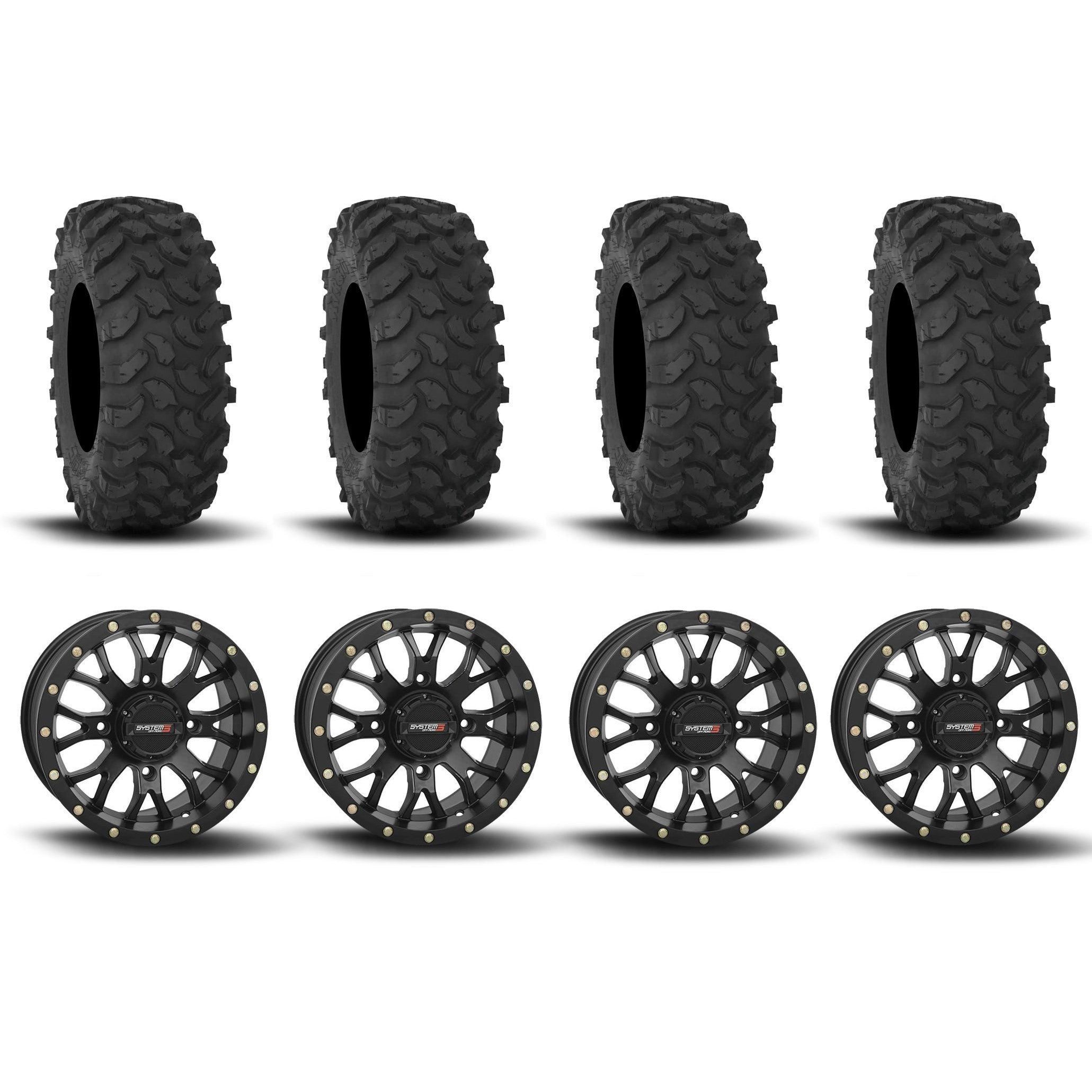 System 3 ST-3 Simulated Beadlock Matte Black 20