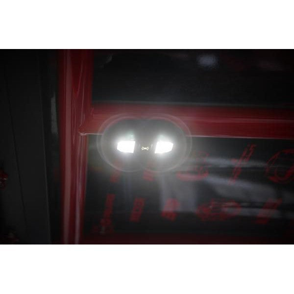 SSV Works Dome Light with Cage Clamps and Billet Mount With 1.85" Clamps