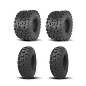 Kenda Set of Two K580/K581 Kutter MX Tires (4 Ply) [20x6-10] And Two (4 Ply) [18x10-9] Tires