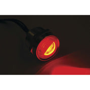 Letric Lighting Royal Flush Mount G2 LED 2-Wire, 1", Polished/Red/Red