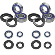 QUADBOSS Front and Rear Wheel Bearing Kits for Honda TRX700XX 2008-2009