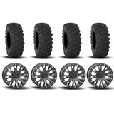 Ruedas System 3 SB-4 Beadlock de 15" en negro mate y neumáticos XTR370 [32x10-15]