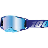 100% Armega Goggles Royal with Blue Mirror Lens - 50710-360-02